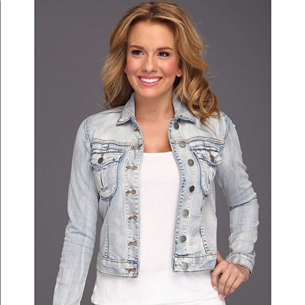 Kut From The Kloth Light Wash Jean Jacket